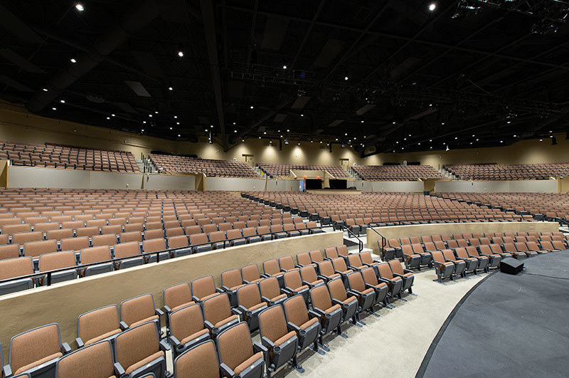 Brown County Music Center with fixed audience seating model 90.12.00.4