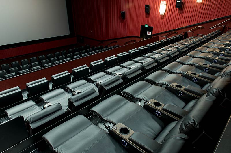 Cinemark Strongsville installation portfolio by Irwin Seating with