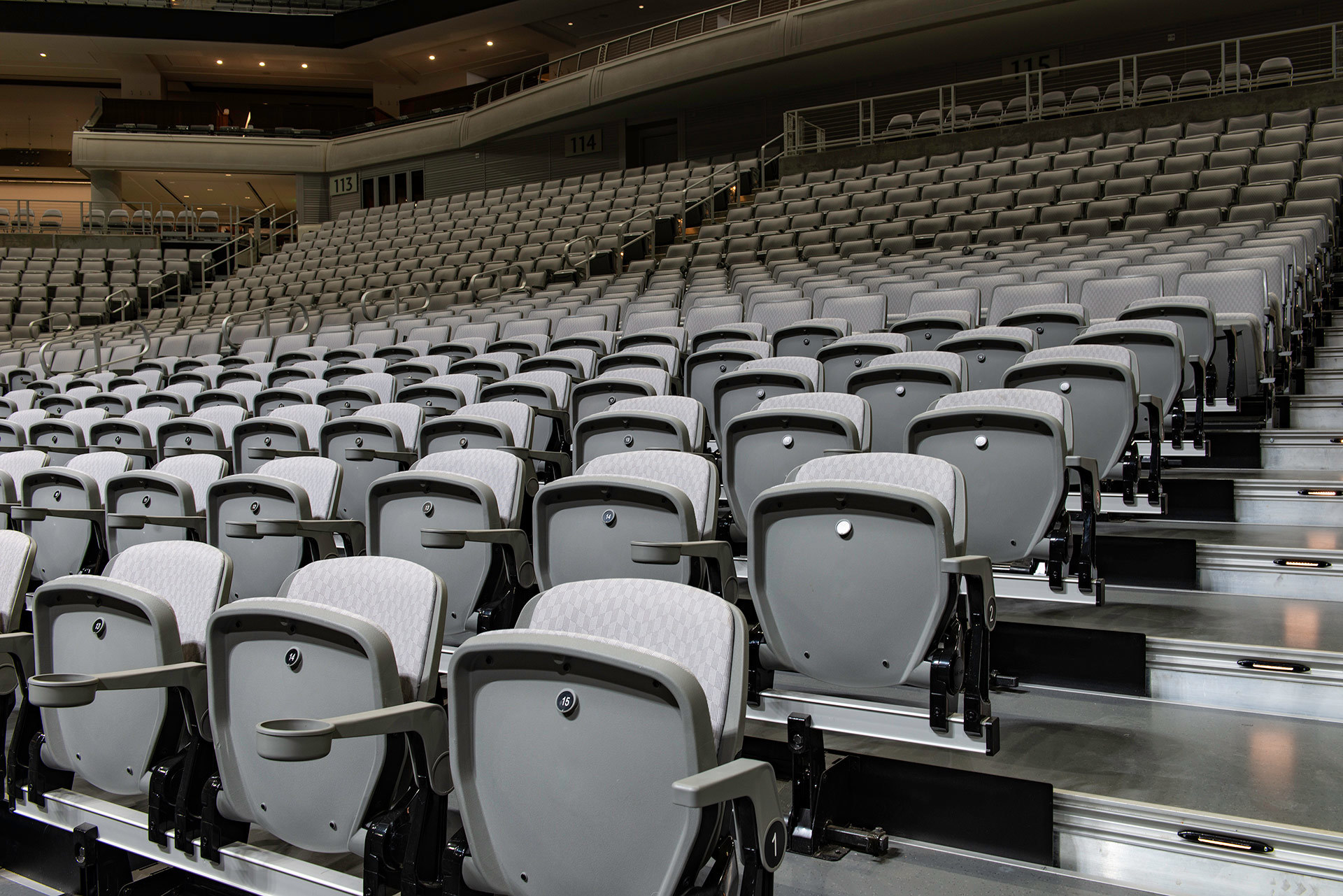 Dickies Arena With Telescoping Stands And Fixed Citation Chairs 