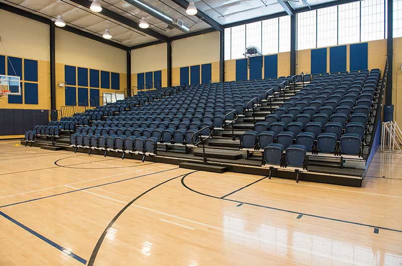 Keys School With Irwin Seating Model 4500 Telescopic