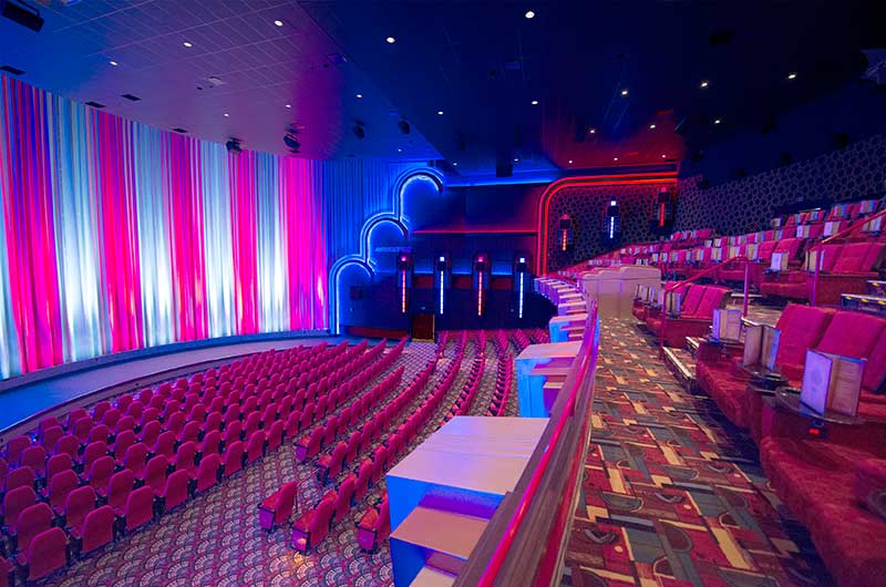 Warren Theatre's Broken Arrow with custom seating from Irwin Seating