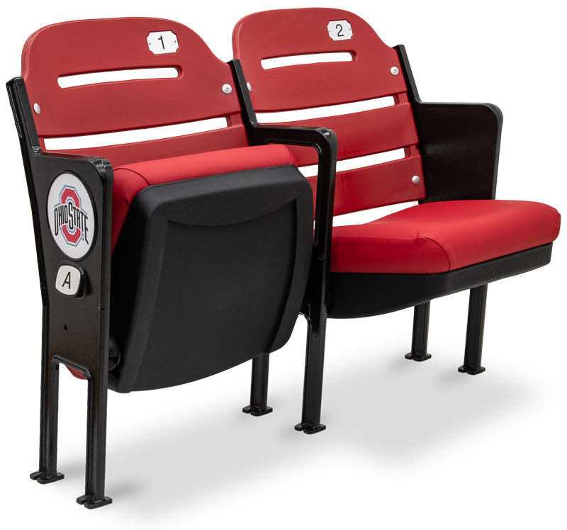 Amalie Arena's fixed stadium seating manufactured by Irwin Seating Company