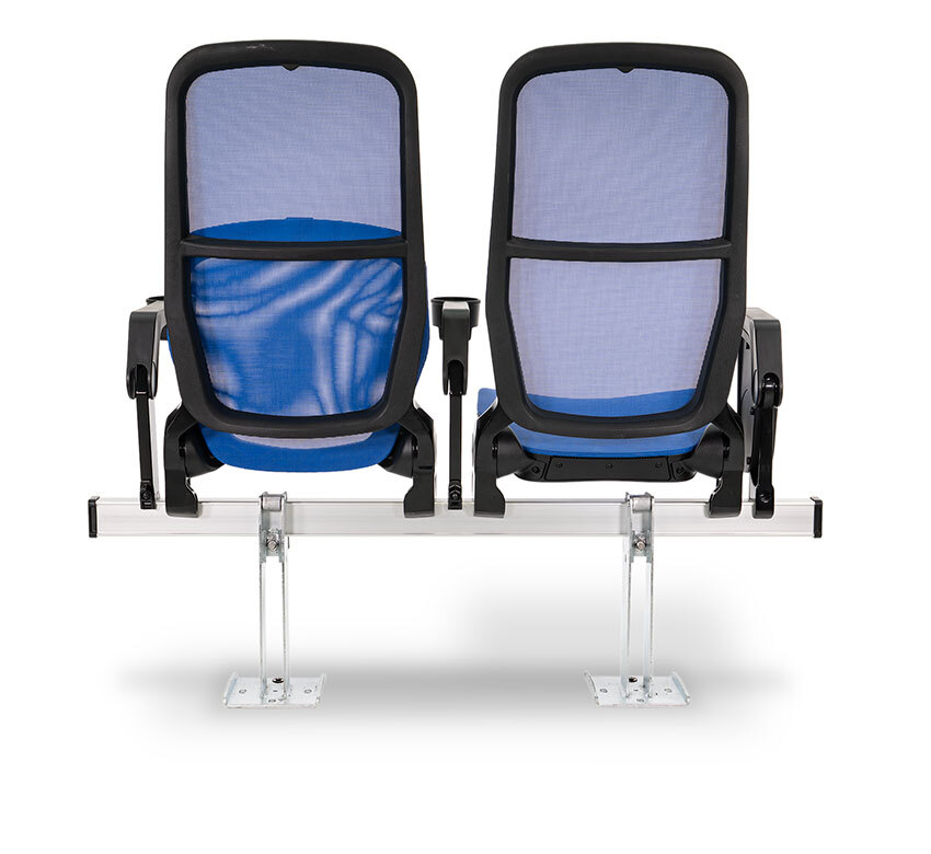 Centura Mesh CT380 rail-mounted high-back mesh seating for for…