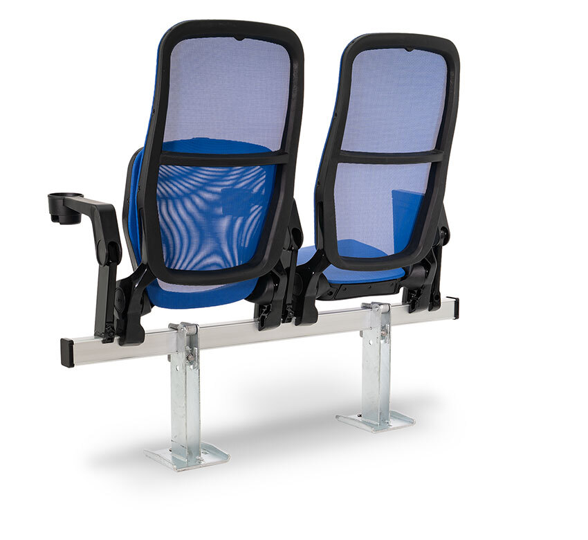 Centura Mesh CT380 rail-mounted high-back mesh seating for for…