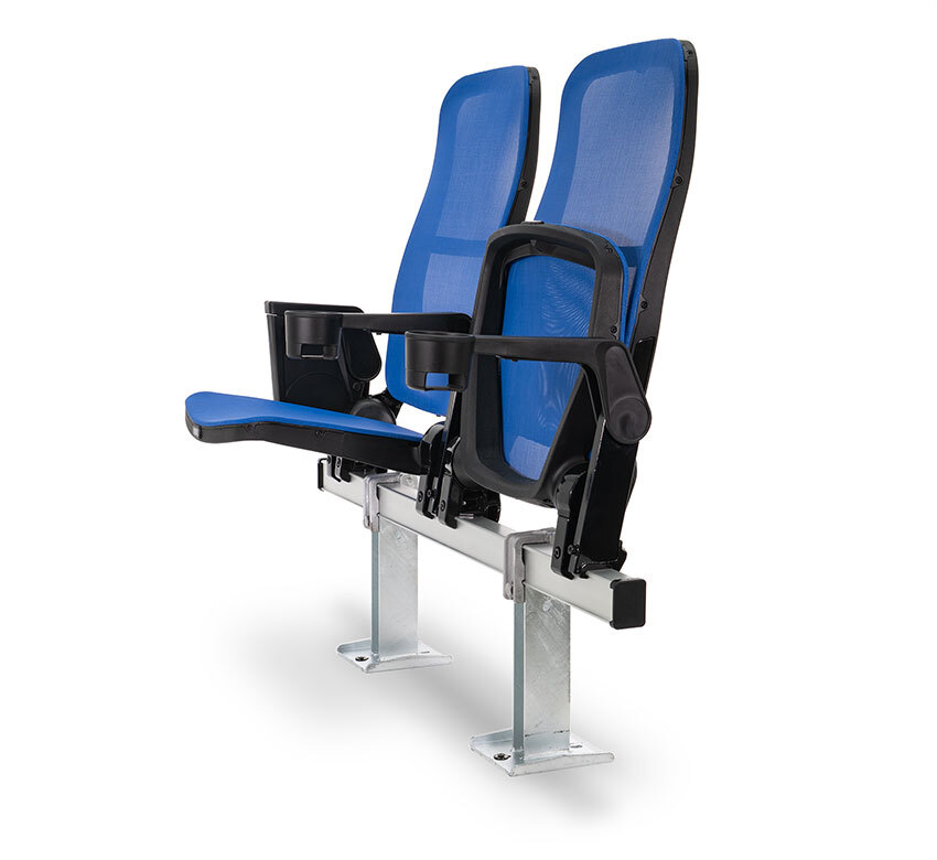 Centura Mesh CT380 rail-mounted high-back mesh seating for for…