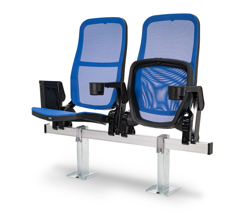Centura Mesh CT380 rail-mounted high-back mesh seating for for…