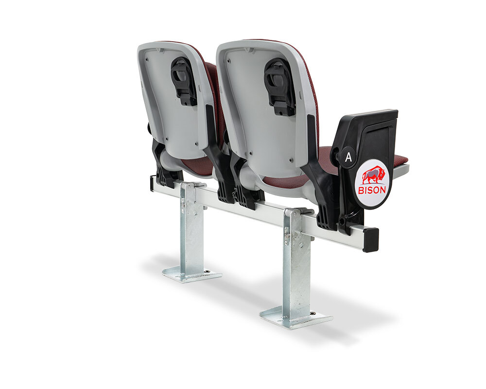 Centura Ii Rack Padded and upholstered Centura CT302 rail-mount seating for arenas…