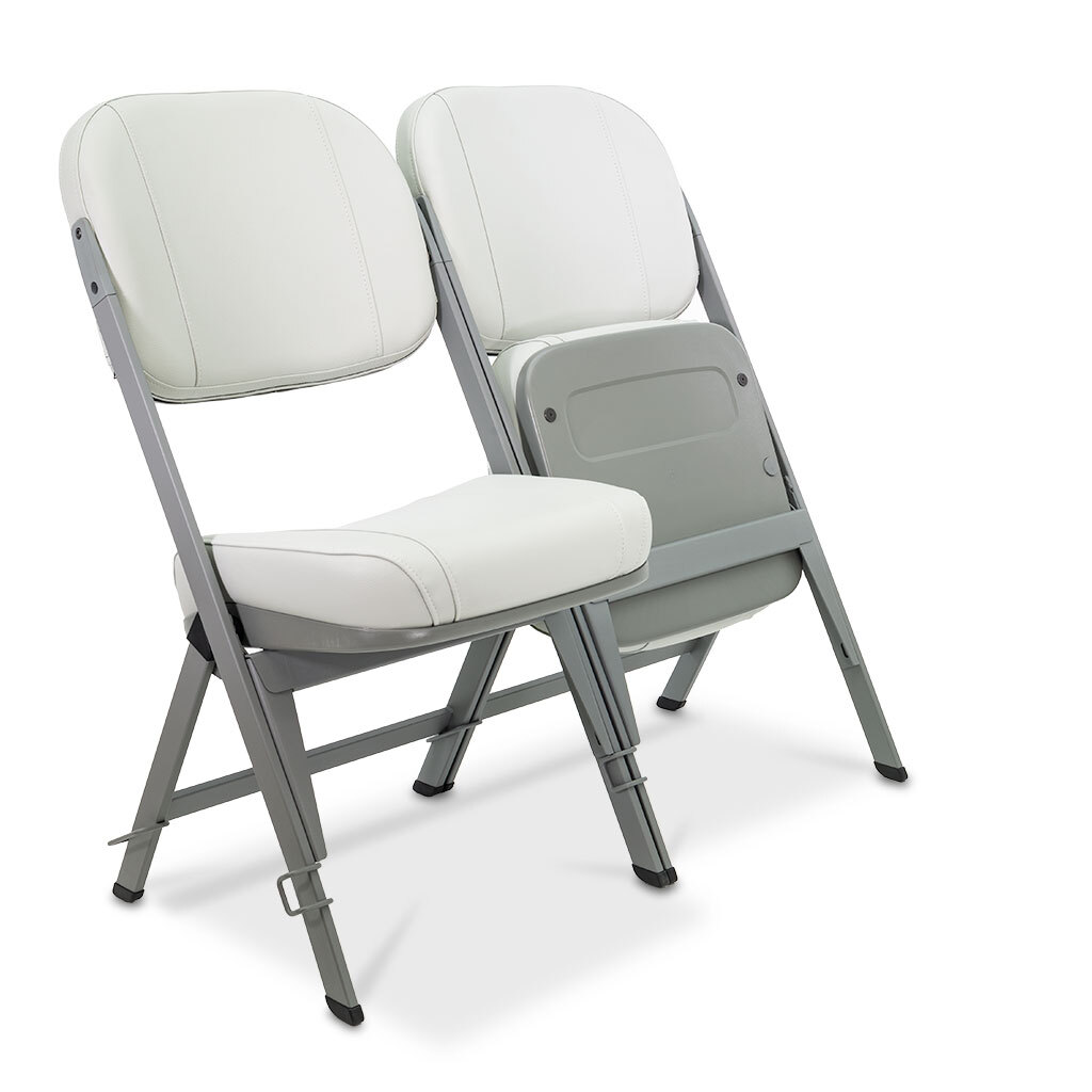 Gathr Elite portable folding chair with fully upholstered back Irwin